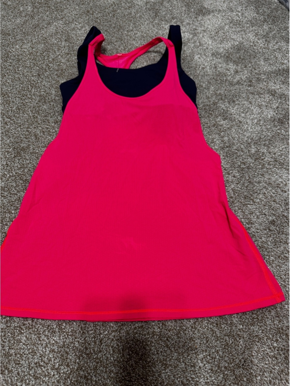 Lululemon Women’s Racerback Tank Top Size S Hot Pink Neon Running Workout